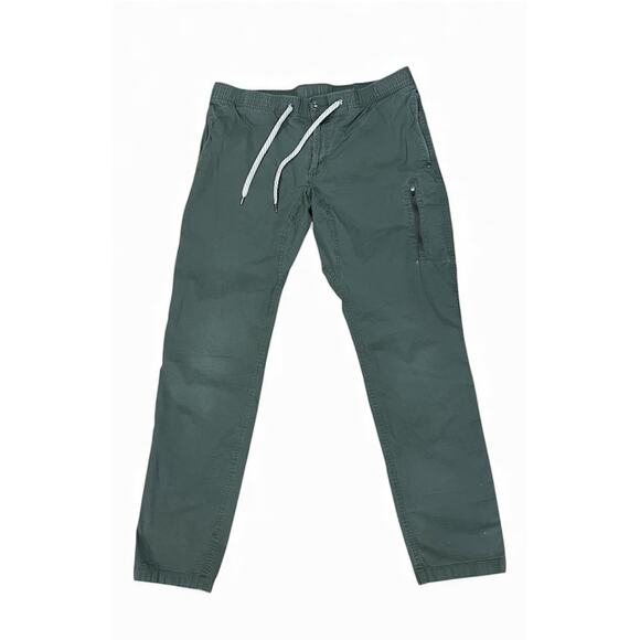 Vuori Ripstop Drawstring Jogger Pants Climbing Olive Green Men’s Size X-Large - Picture 1 of 16